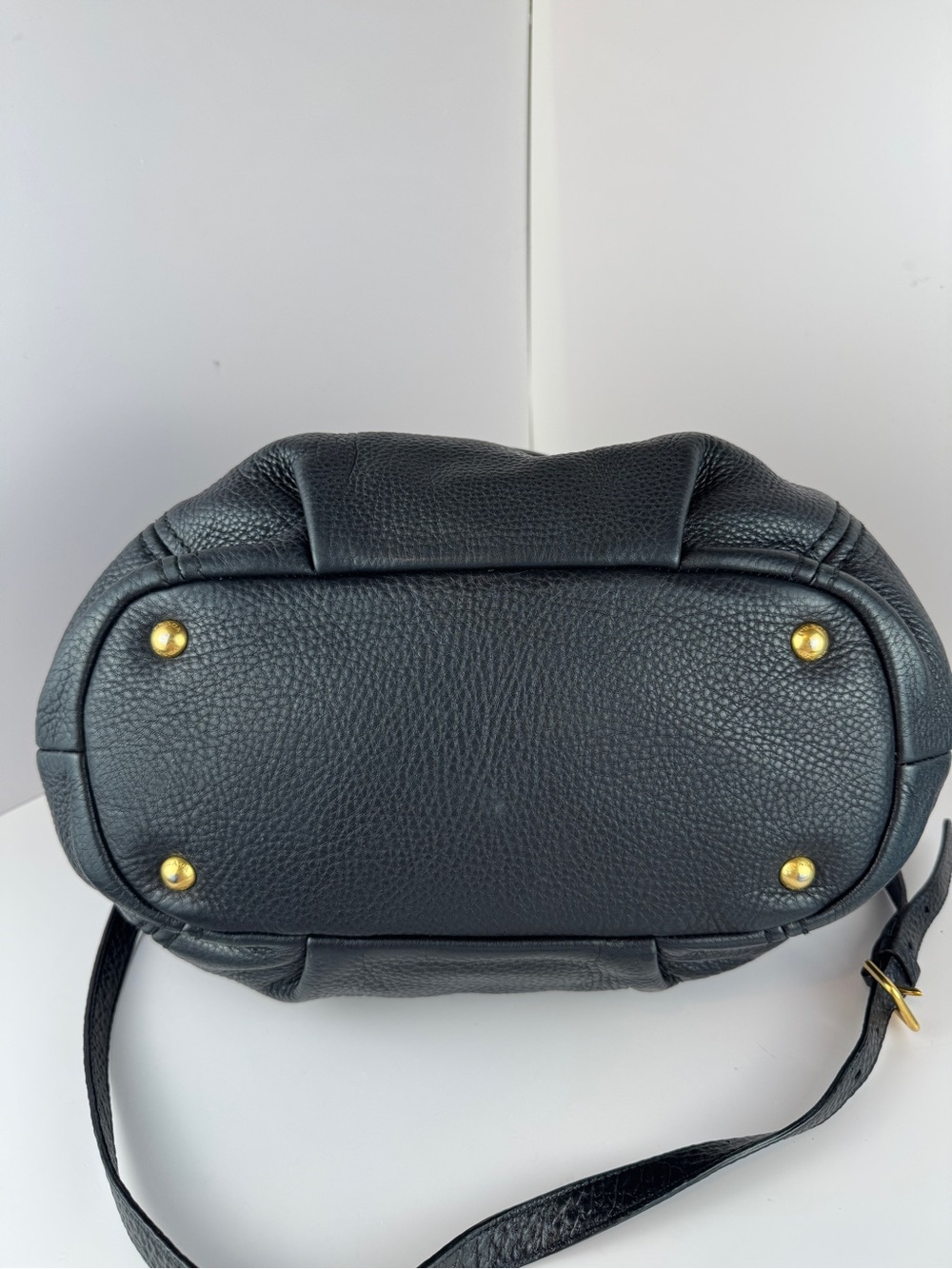 Prada Black Pebbled Leather Tote Bag - Picture 13 of 16